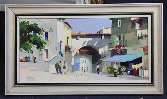 § Cecil Rochfort DOyly John (1906-1993) St Paul de Vence, near Nicé 14 x 28in.